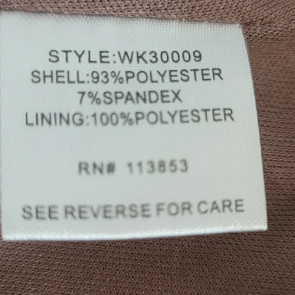 Market And Spruce Faux Suede Motorcycle Jacket Camel Size Small - Picture 11 of 11